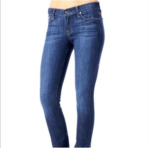 7 For All Mankind Roxanne mid rise straight jeans